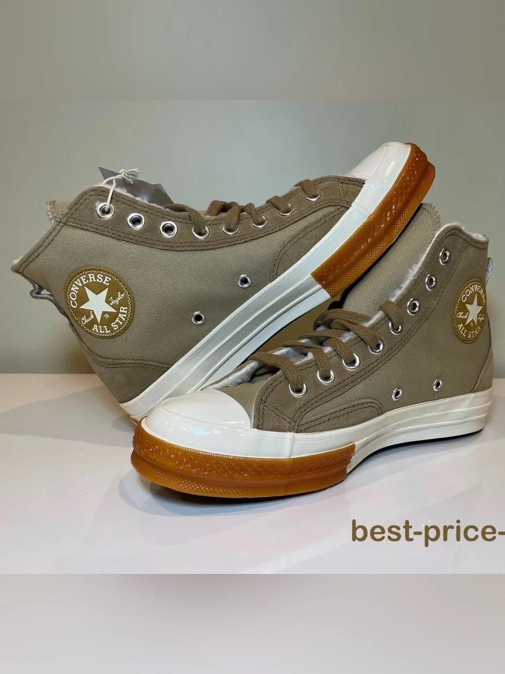 Converse Chuck Taylor All Star 70 Hi Unisex A04410C - Sheep Lined - Beige - New